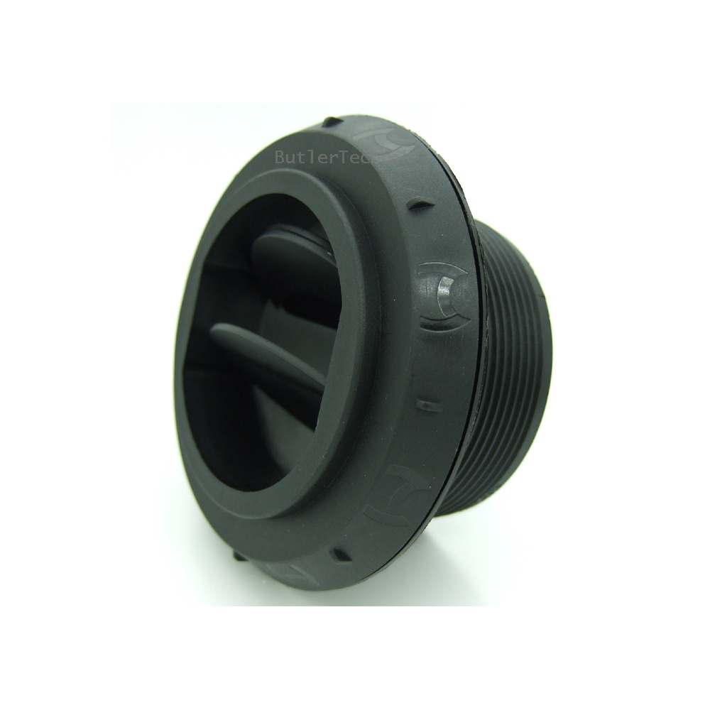 Webasto Black Outlet For 60Mm Ducting Closeable Vent | 9012300A | 1320206A