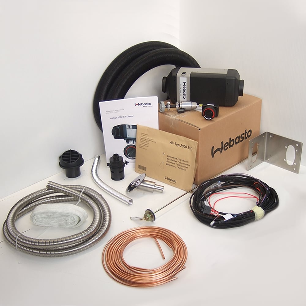 Webasto Air Top 2000 Stc 12V Single Outlet Marine Kit