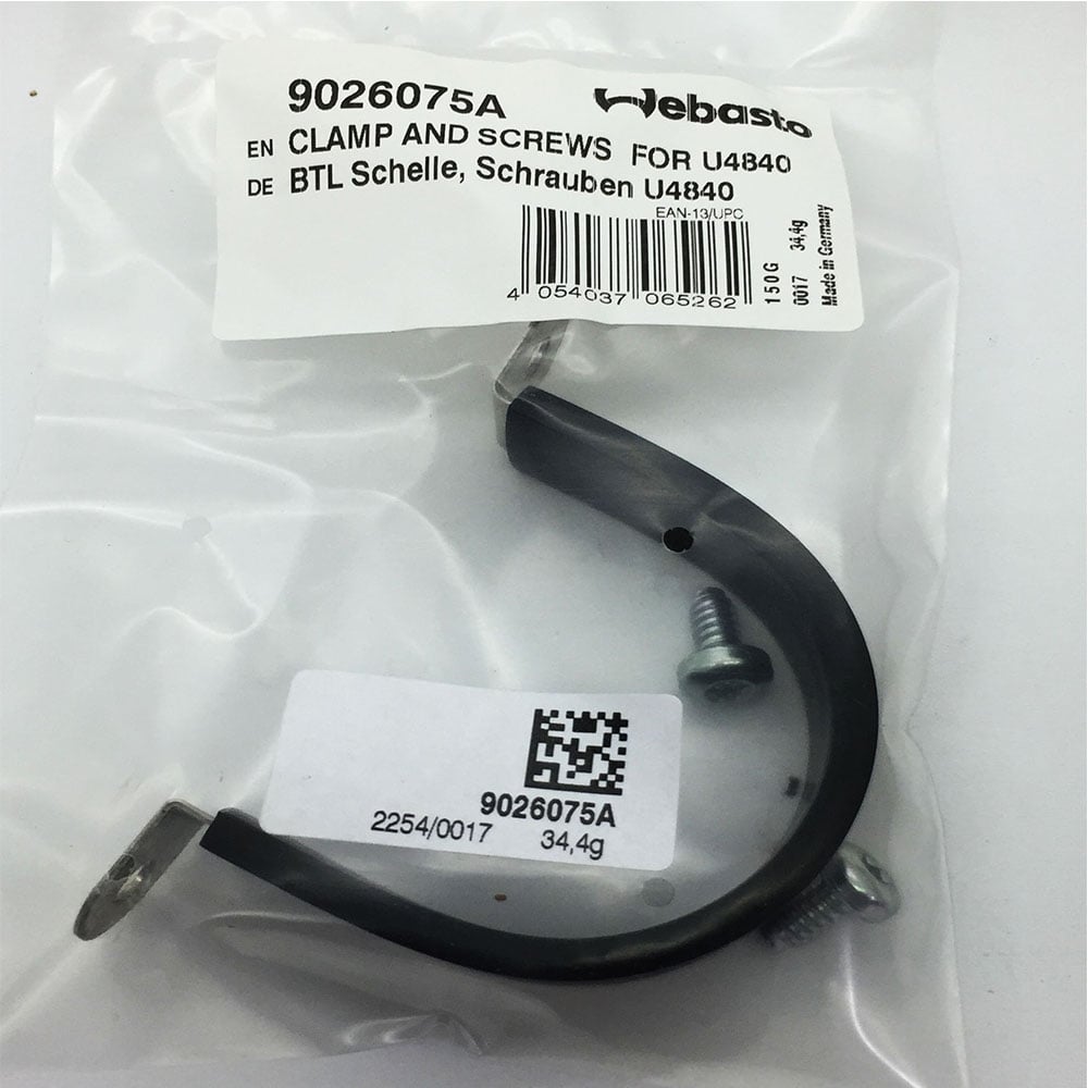 Webasto Mounting Part kit for U4840 Water Pump