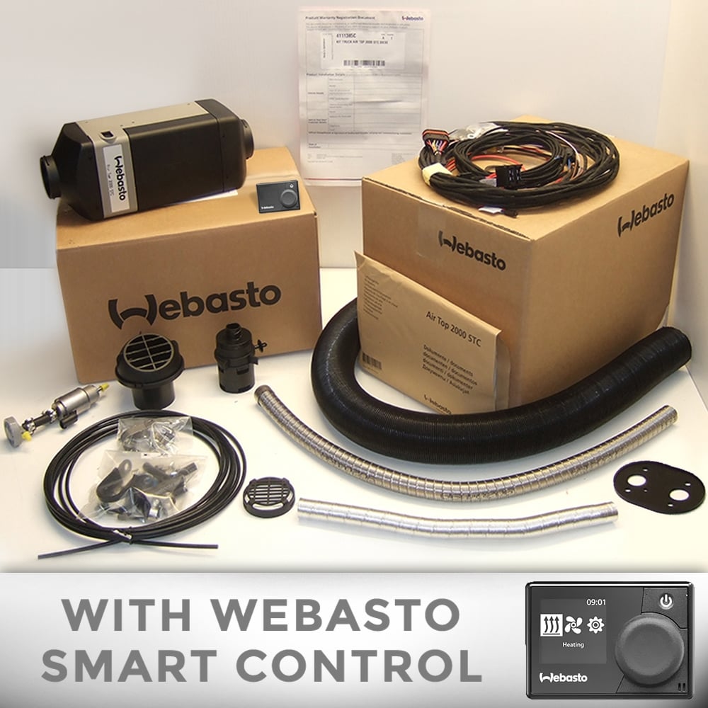 Webasto Air Top 2000 Stc 12V Diesel With Smart Control Digital Controller