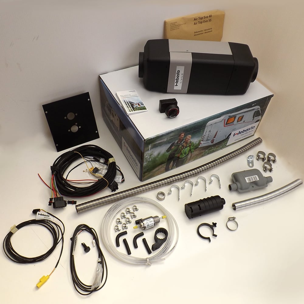 Webasto Air Top Evo 40 Rv Universal Heater Kit With Rotary Control 12V | 9029235B