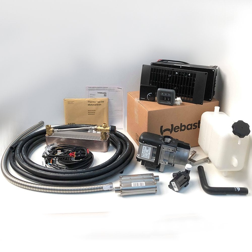 Webasto Thermo Top Evo 5kW Diesel Camper RV Air and Water 12v Heating Kit