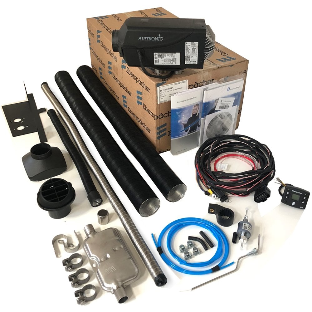 Eberspacher Airtronic S2 Volkswagen T5 T6 VW D2L External Mount Kit inc 802 Digital Controller 12v | 292112000012