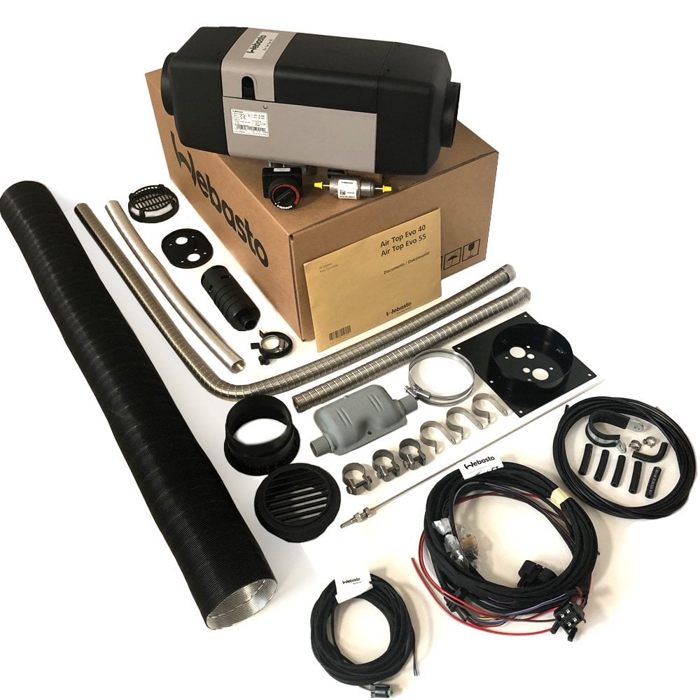 Webasto Air Top Evo 40 Motorhome 4.0Kw Rv Heater Kit With Single Outlet - 24V | 9028024Mc24v