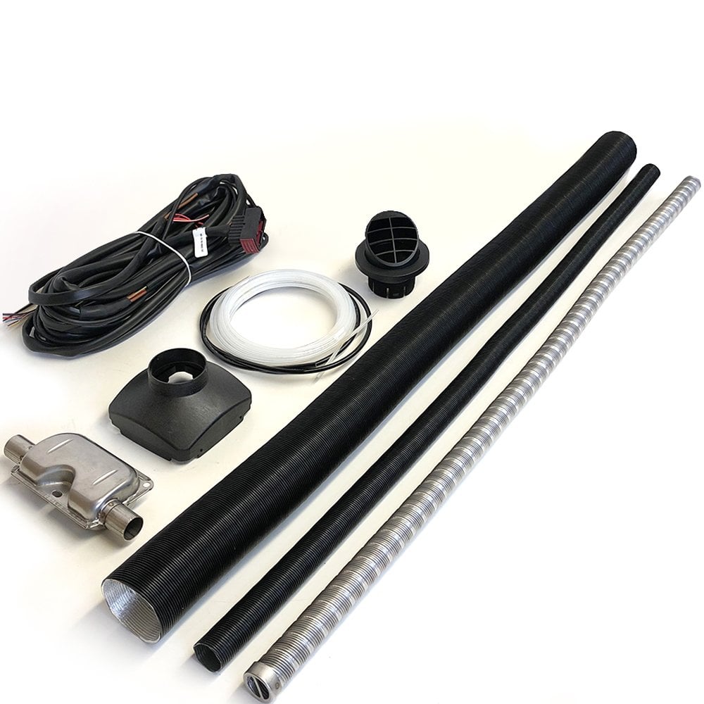 Eberspacher Airtronic D2 Complete Heater Vehicle Installation Kit with Exhaust Silencer