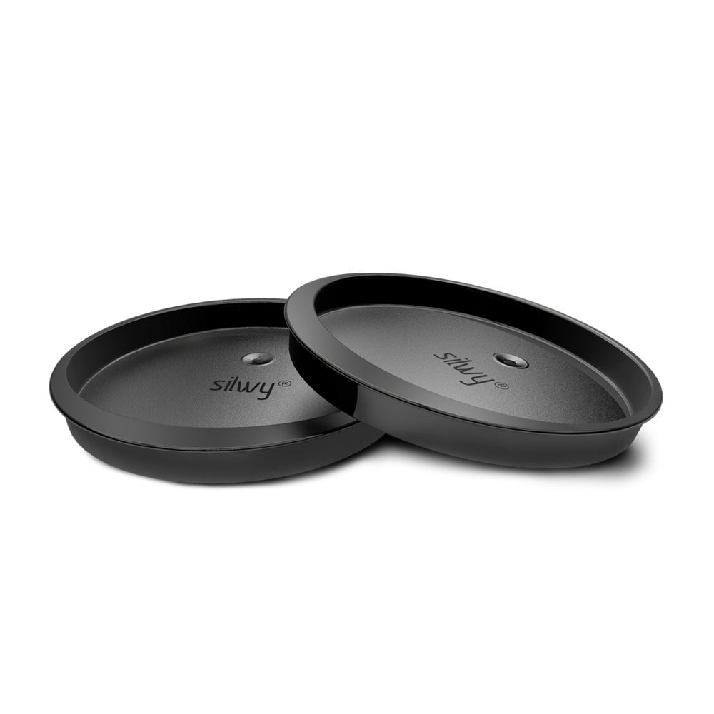 Silwy Magnetic Drinking Cup Lids No Spill - Set Of 2