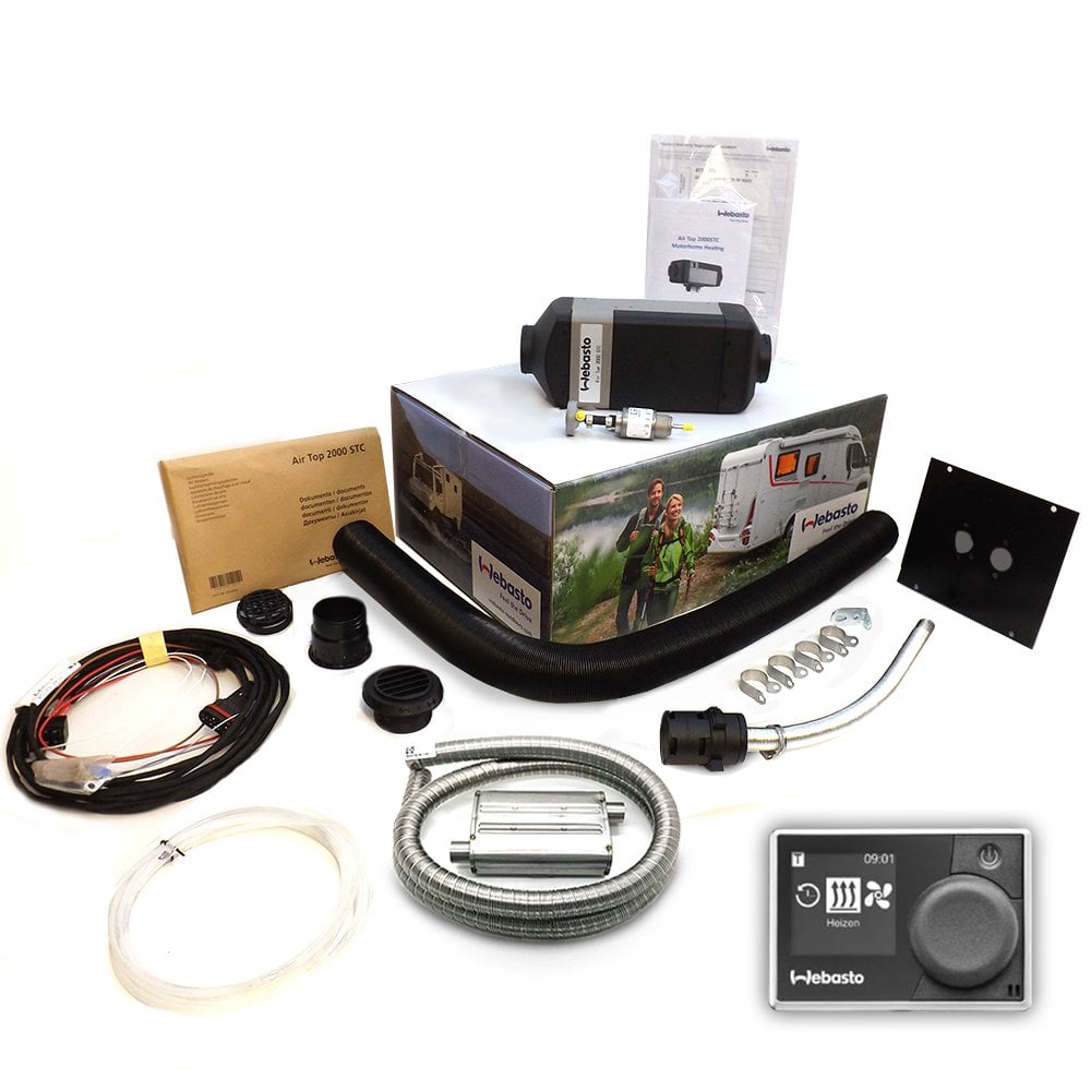 Webasto Air Top 2000 Stc Diesel Heater Rv 2Kw 12V High Altitude Ready Kit Inc Multi Control Hd
