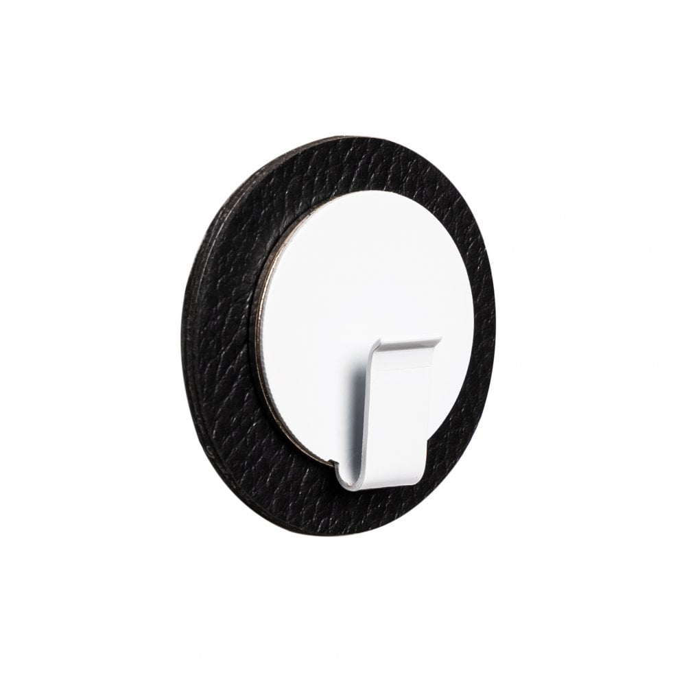 Silwy White/Black Luxury Magnetic Hook With Metal Nano-Gel Pad