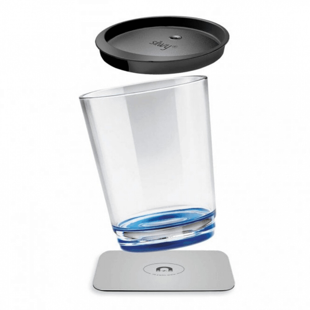 Silwy Blue Magnetic Plastic Drinking Cup With Lid - Lui