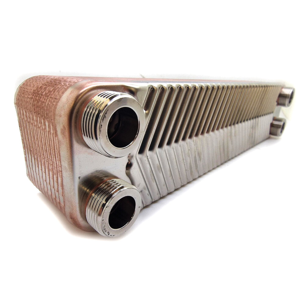 Butler Technik Counter Flow 24 Plate Heat Exchanger For Webasto Or Eberspacher Hot Water Systems
