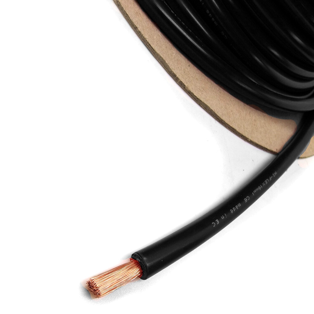 Victron Black 6Mm2 Cable Per Meter 50Amp Dc For Solar Chargers Mppt And Panels