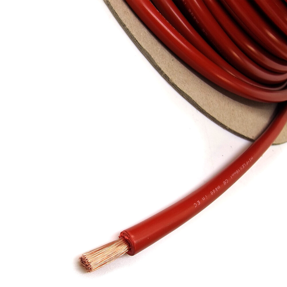 Victron Red 6Mm2 Flexible Cable Per Meter 50Amp Dc For Solar Chargers Mppt And Panels