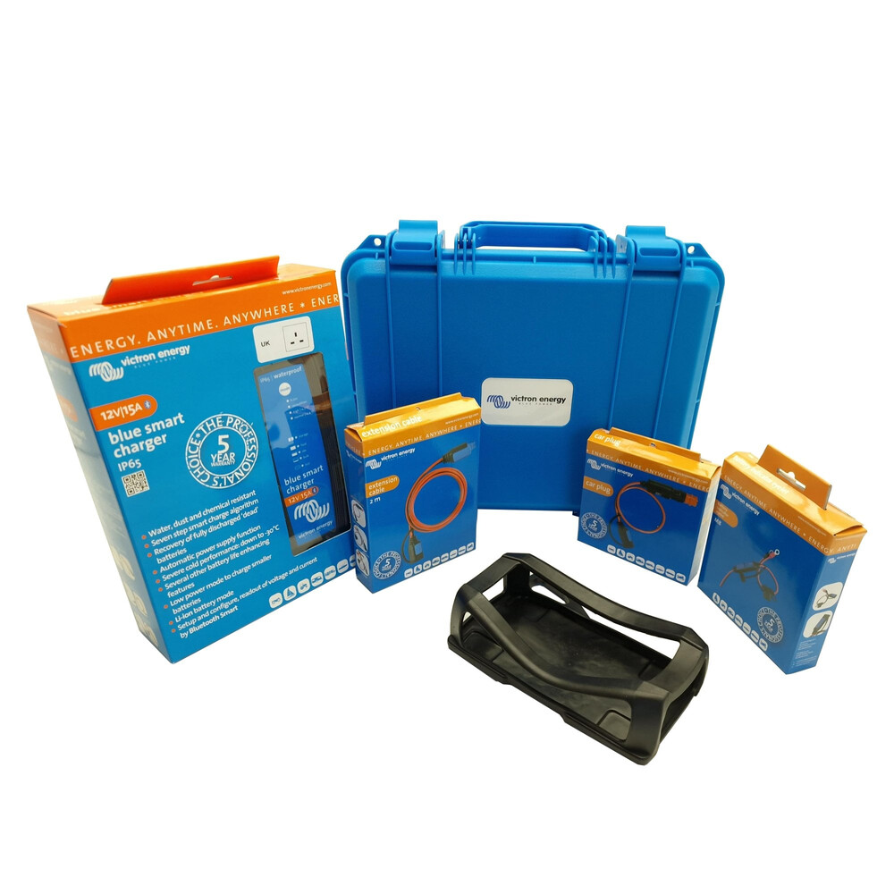 Victron Bluepower Charger with Case and Access