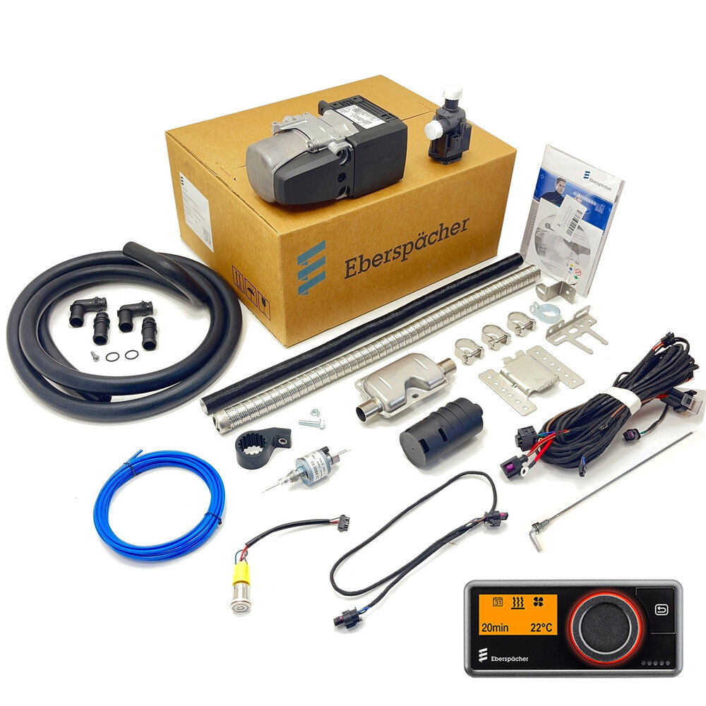 Eberspacher Blue Espar Water Heater Hydronic S3 B5e Petrol Gasoline Kit Inc Easy Start Pro 5Kw 12V