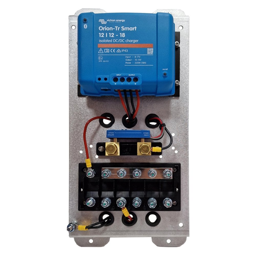 Butler Technik Victron Campervan Mount Plate Starter Kit With Smartsolar Mppt Orion-Tr Smart Charger And Smartshunt Module A Kit