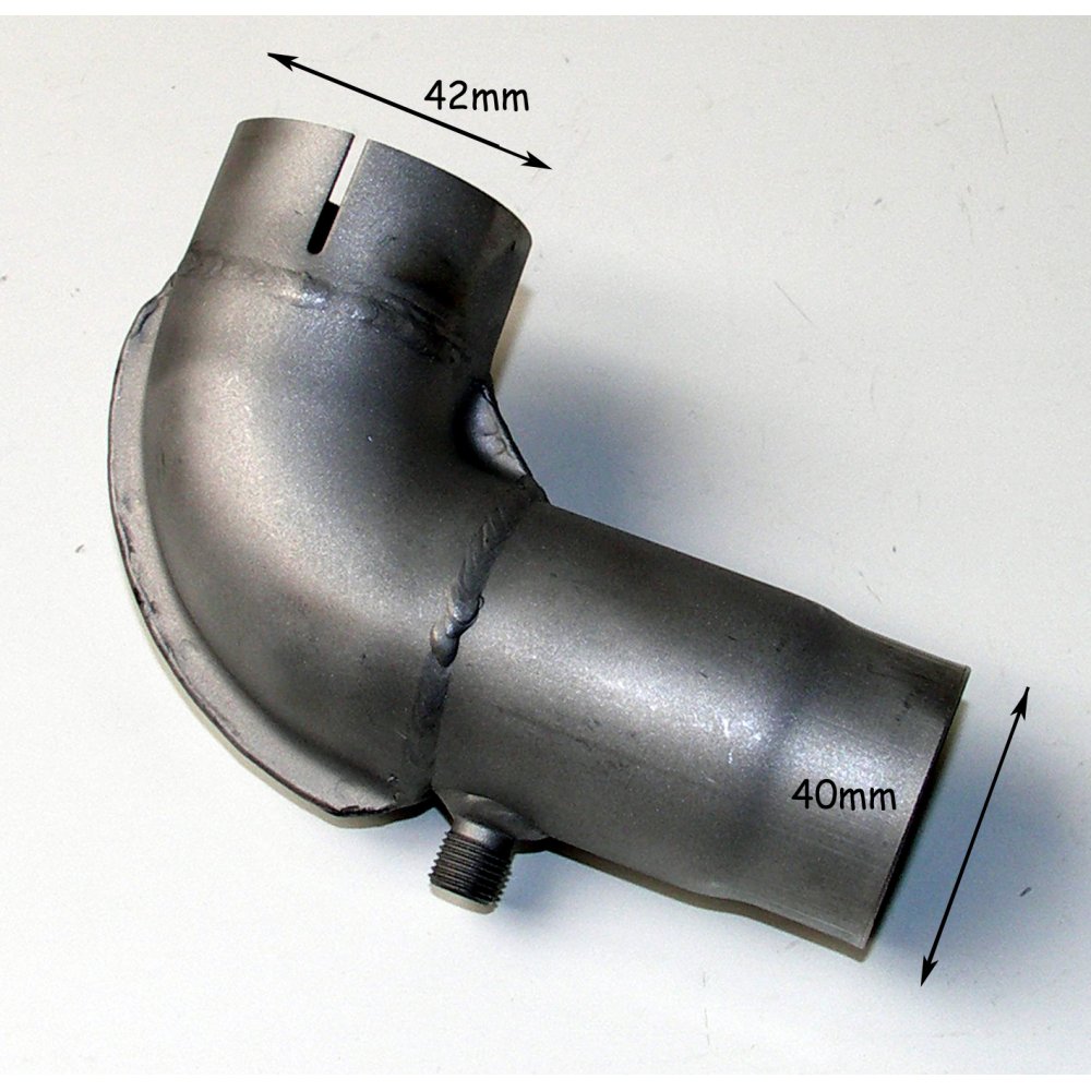 Eberspacher D8lc 40Mm Exhaust Bend With Condensate Drain | 251226894600
