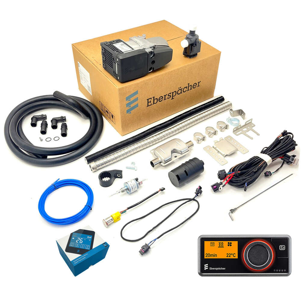 Eberspacher Blue Espar Diesel Heater Camper Kit For Air And Water Heating Hydronic S3 D5e 5Kw 12V