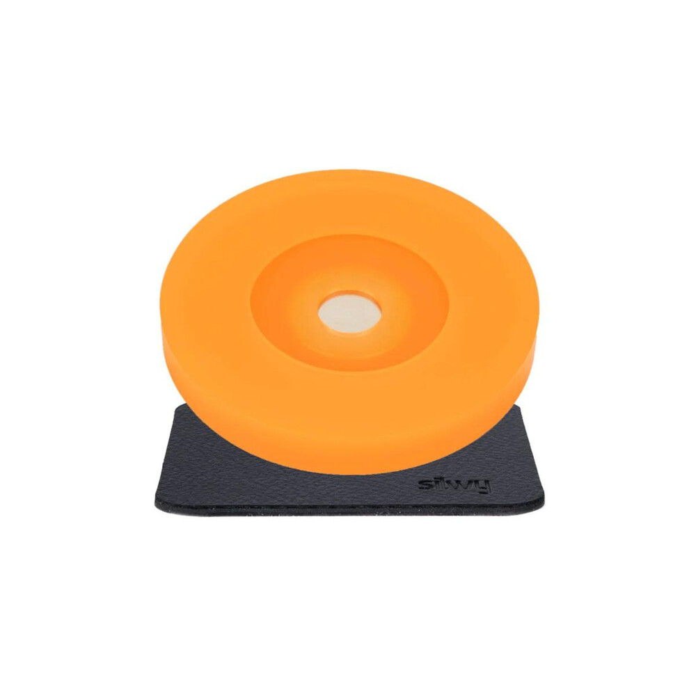 Silwy Orange Magnetic Glassware Adapter And Coasters