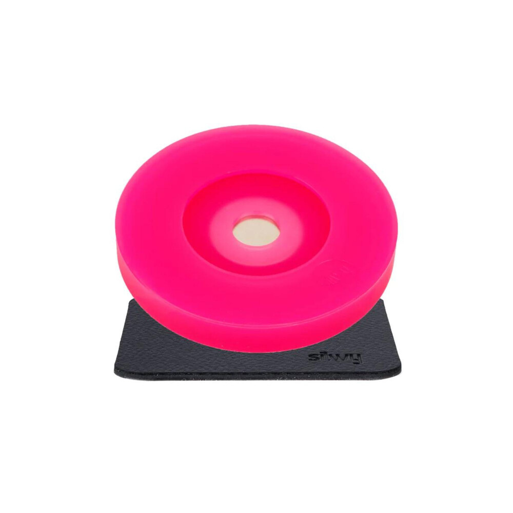 Silwy Pink Magnetic Glass Hoodie Adapter And Coaster For Drinkware Cups Wine Glasses
