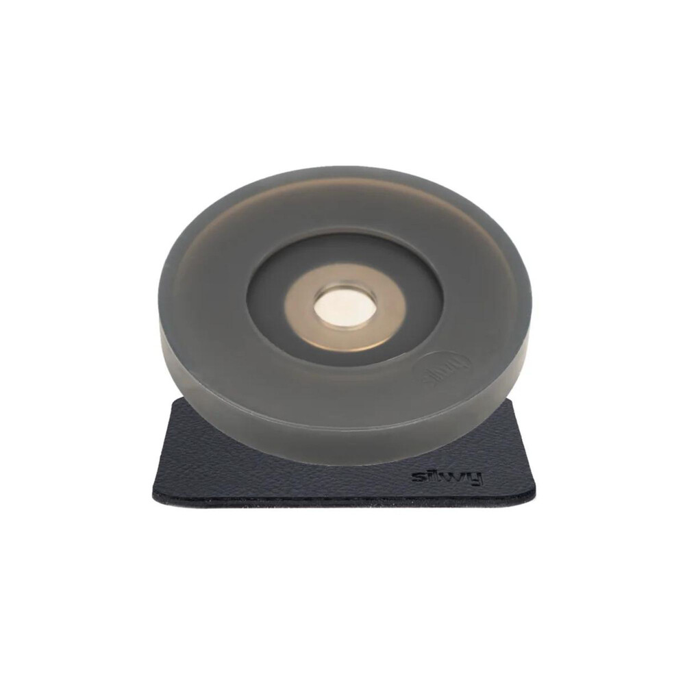 Silwy Anthracite Magnetic Glass Hoodie Adapter And Coaster For Drinkware Cups Wine Glasses