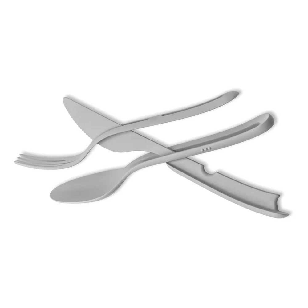 Silwy Cutlery Set Tricky Grey