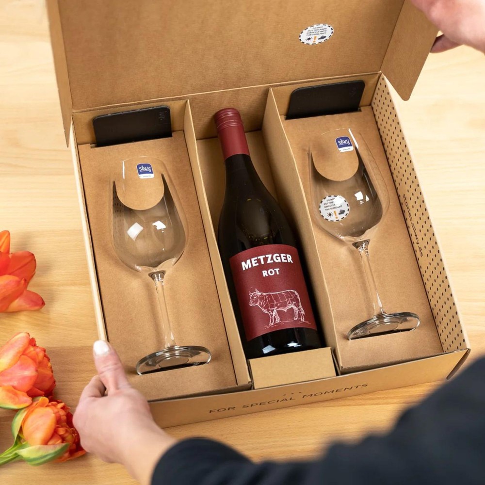 Silwy Magnetic Gift Box Heart Freshness (Without Wine)