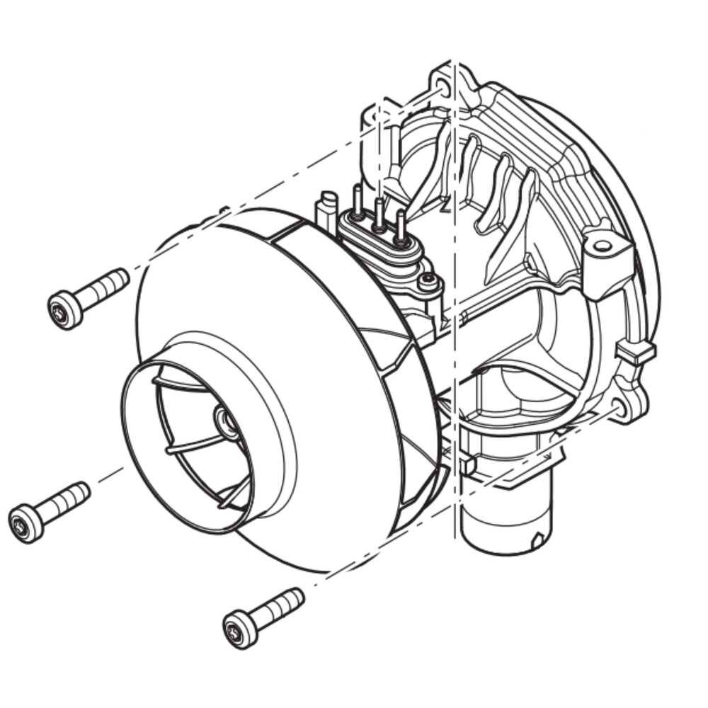 Eberspacher Airtronic M3 D4L Blower Motor 12v | 252955991500