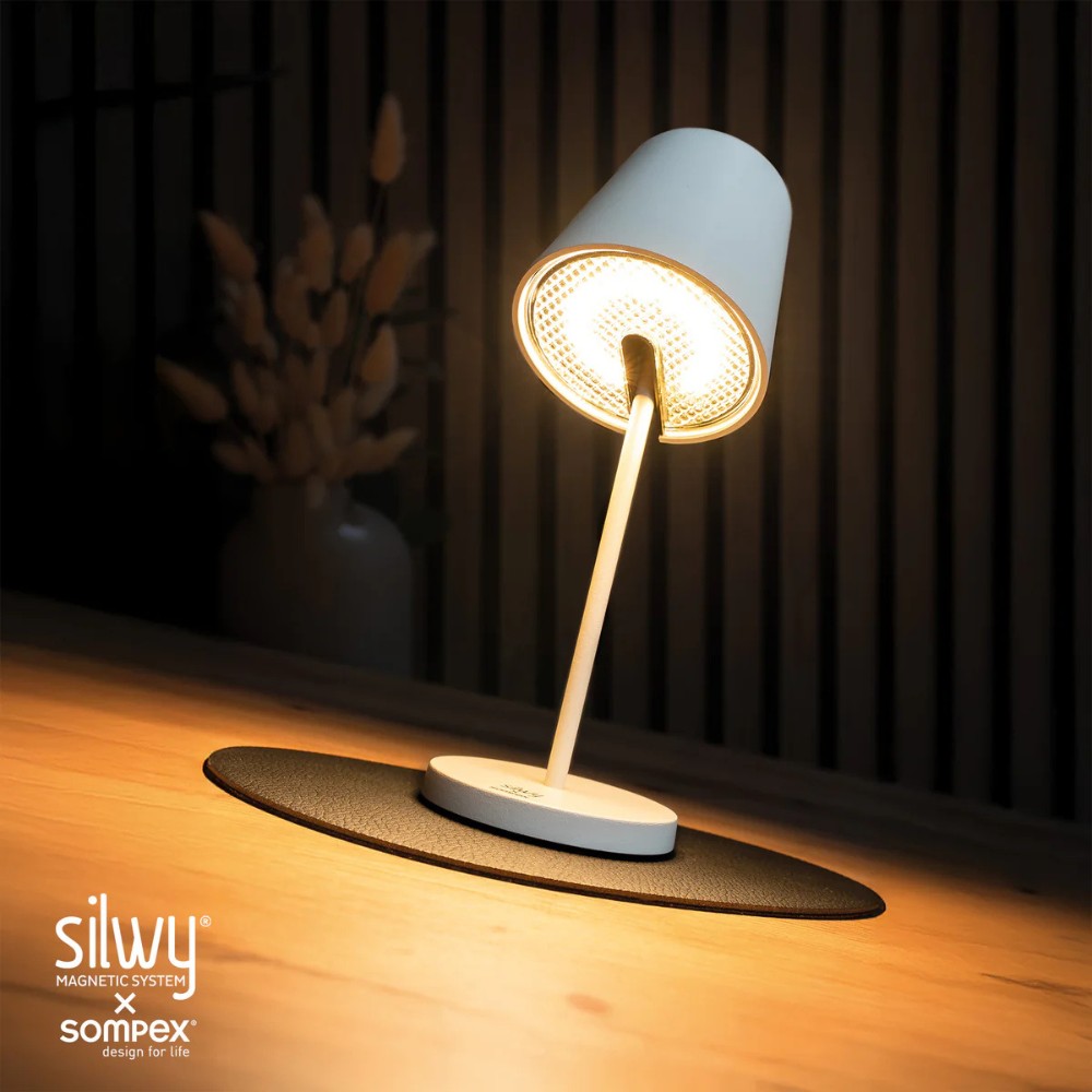 Silwy Light/White Magnetic Portofino Incl. Place Set